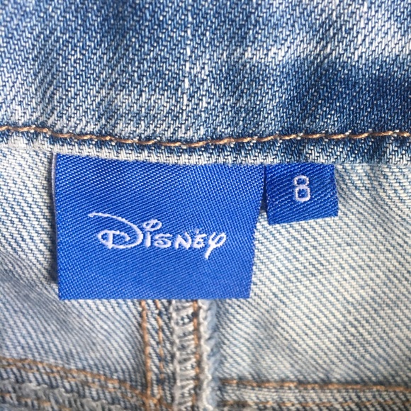 Disney OLAF Denim Shorts Distressed Ladies size 8 - Picture 5 of 5